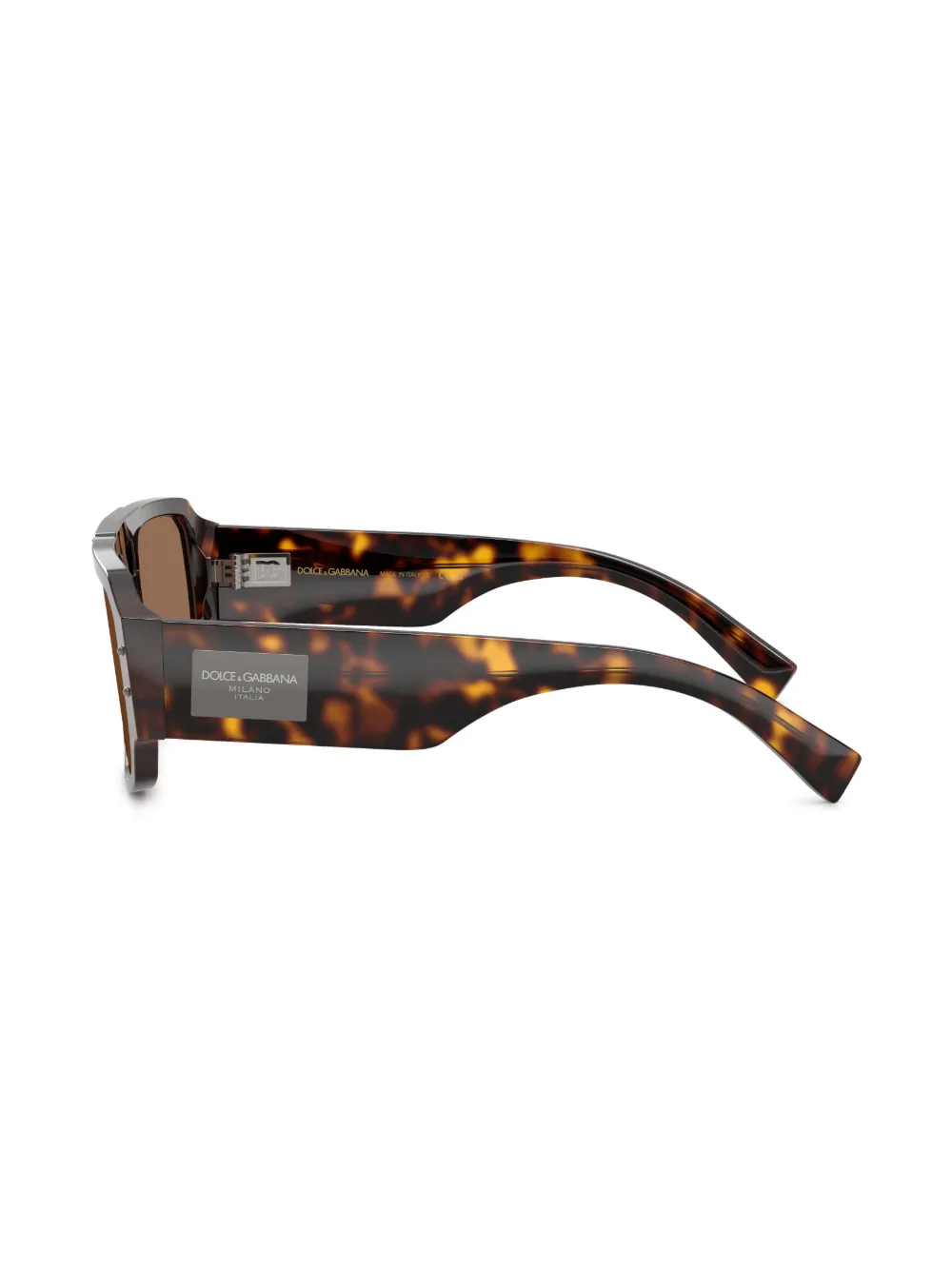 Dolce & Gabbana Eyewear Zonnebril met piloten montuur Blauw