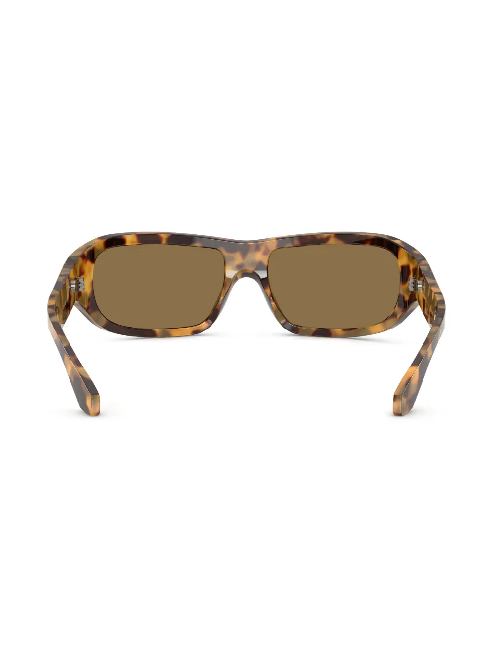 Dolce & Gabbana Eyewear Zonnebril met schild montuur Bruin
