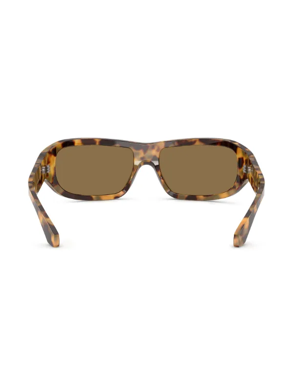 Dolce & Gabbana Eyewear shield-frame Sunglasses | Brown 