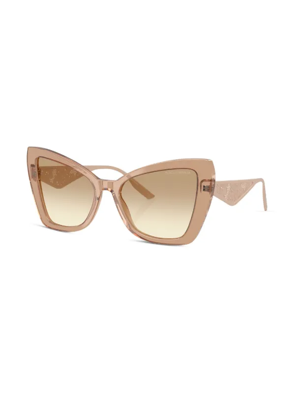 Dolce & Gabbana Eyewear バタフライフレーム サングラス