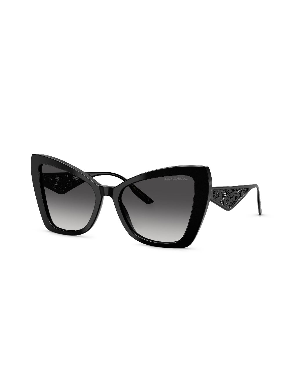 Dolce & Gabbana Eyewear Zonnebril met vlinder montuur - Zwart