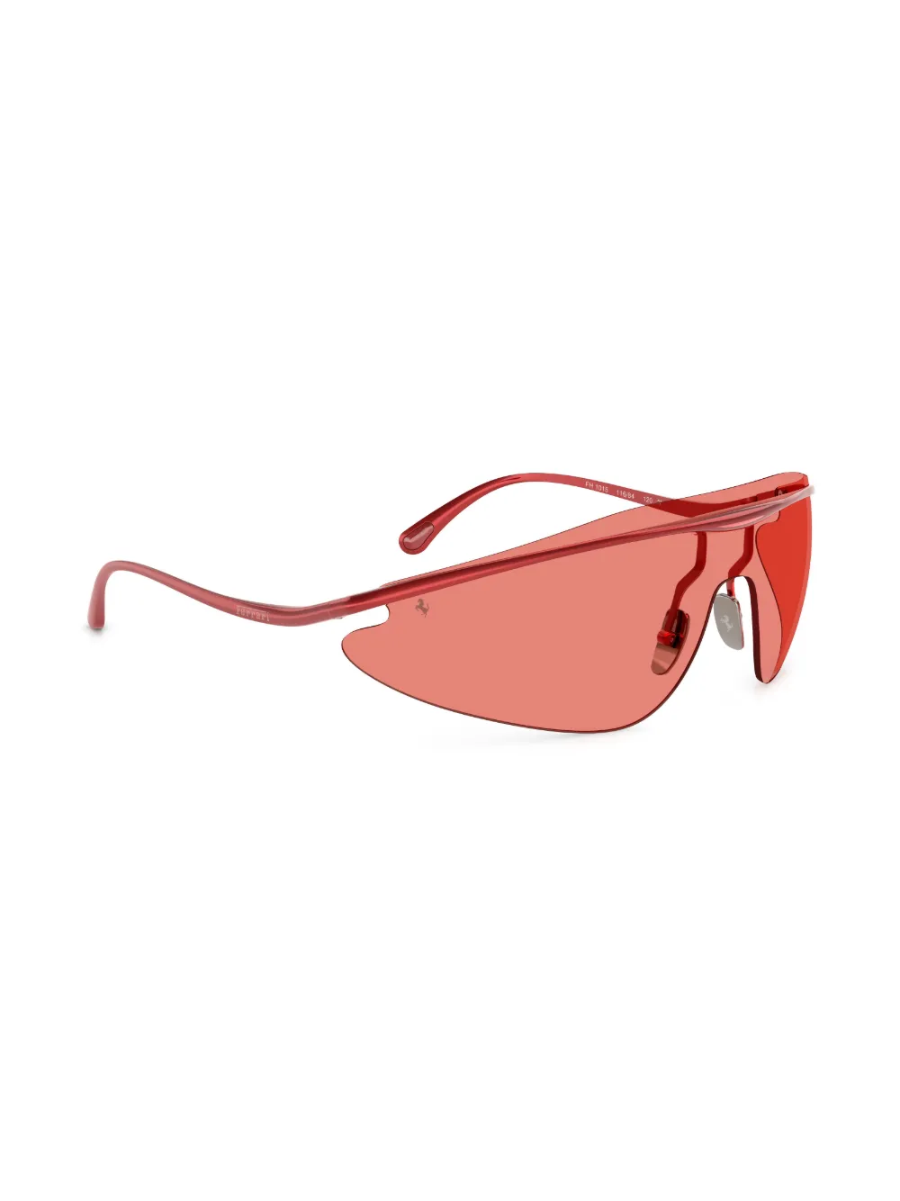 Ferrari Sonnenbrille In Maskenform Rot FARFETCH AT
