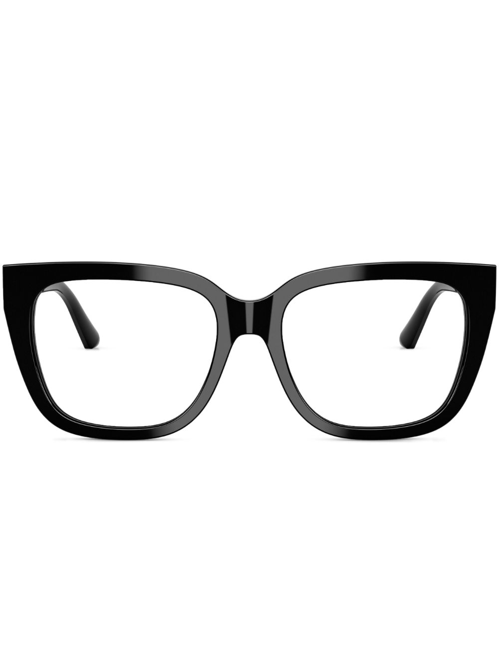 wayfarer-frame glasses