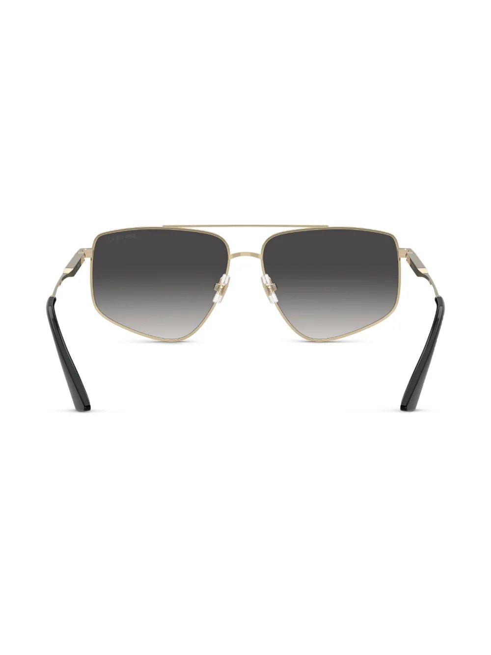 Jimmy Choo Eyewear Zonnebril met geometrisch montuur Goud
