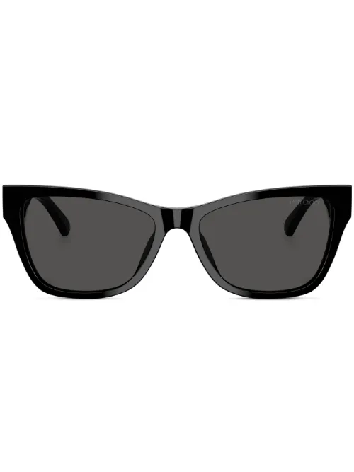 Lunettes de soleil à logo imprimé - Jimmy Choo Eyewear - Modalova
