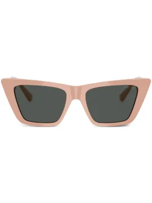 Jimmy Choo Eyewear logo-print Visor Hat | Pink | FARFETCH OM display picture 2