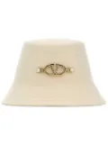 Valentino Garavani Vlogo-appliqué bucket hat - Neutrals