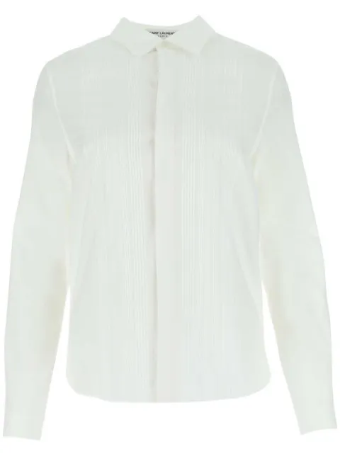 Saint Laurent camisa de popelina