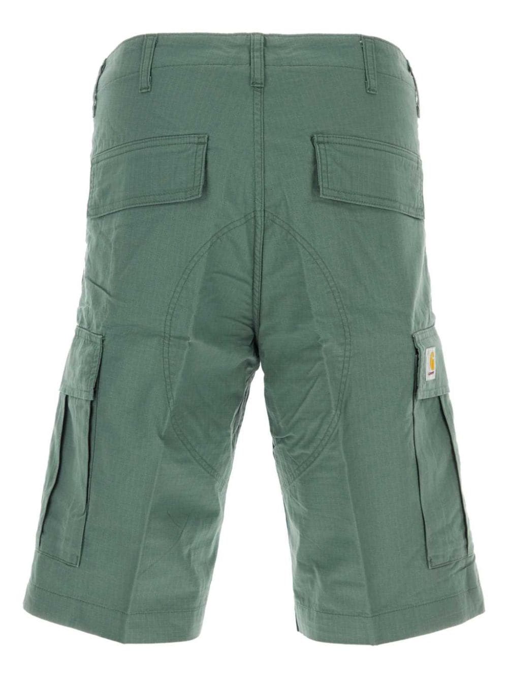 Shop Carhartt Cotton Cargo Shorts In Green