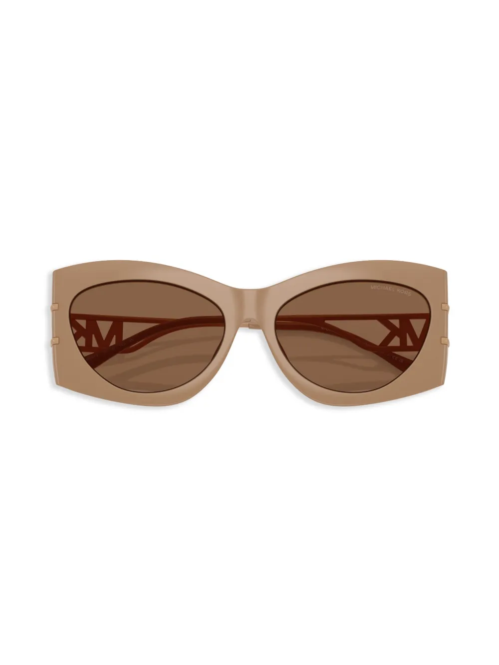 Michael Kors Méribel Mk 3079 1005 56mm Unisex Rectangle Eyeglasses 56mm In Brown