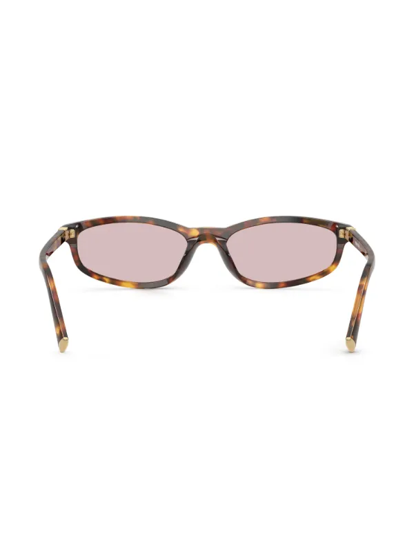 店舗良い Miu Miu Eyewear トータスシェル サングラス | ブラウン 小物