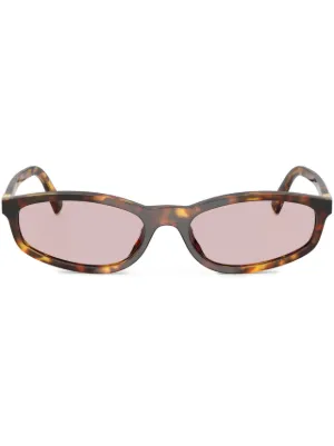 Miu Miu Eyewear Regard tortoiseshell-effect Sunglasses | Brown