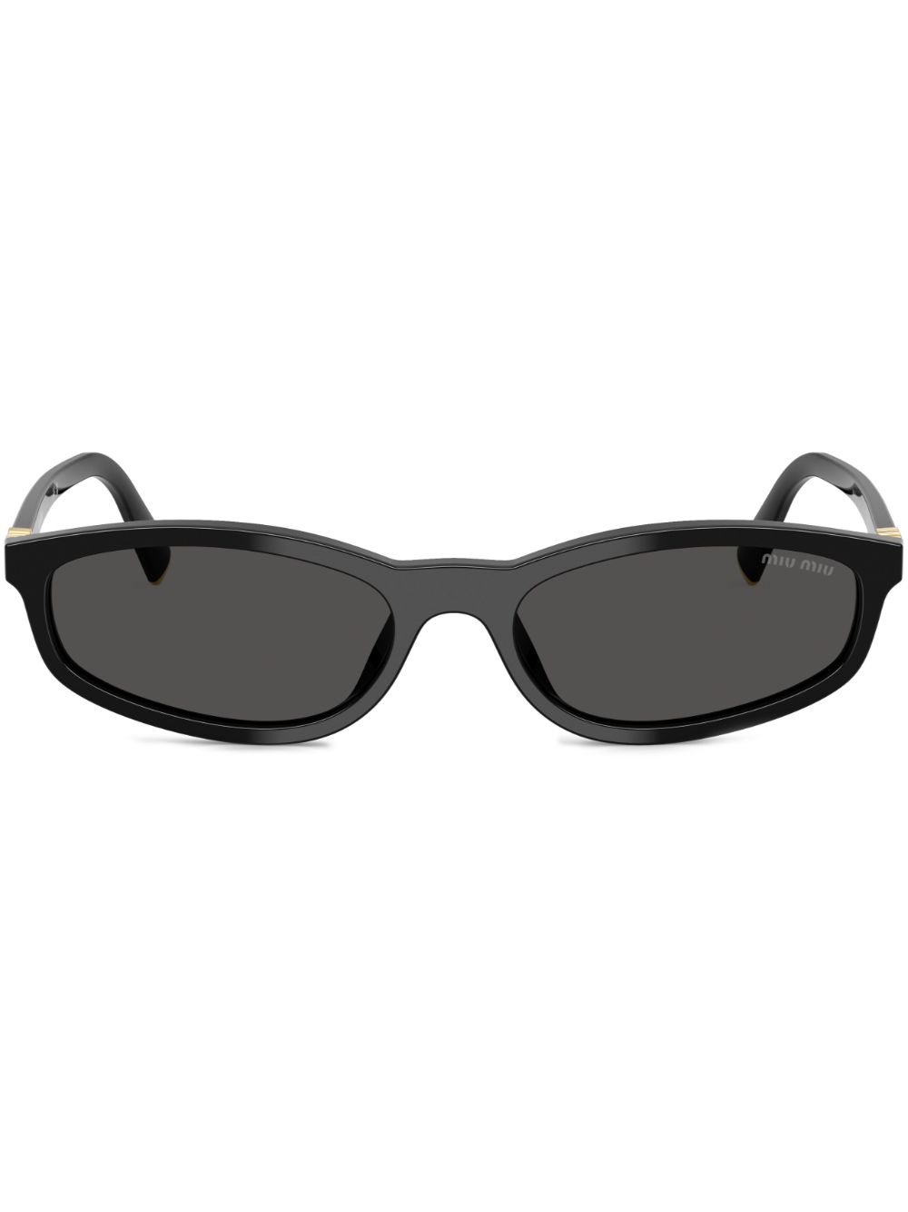 oval-frame sunglasses