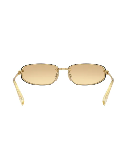 Miu Miu Eyewear oval-frame sunglasses SMUA505AK7R1 - 3