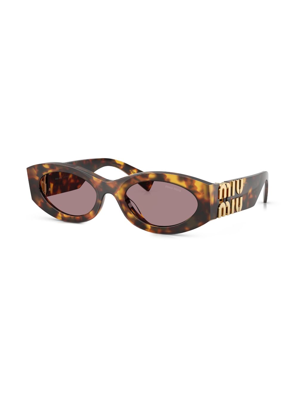 Miu Eyewear Glimpse zonnebril Bruin