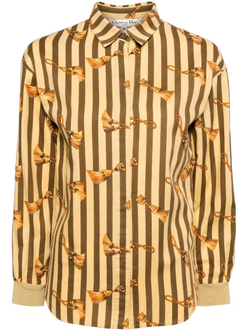 Chemise à imprimé graphique - Christian Dior Pre-Owned - Modalova