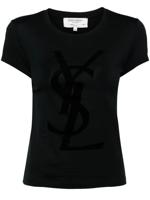 T-shirt à logo imprimé - Saint Laurent Pre-Owned - Modalova