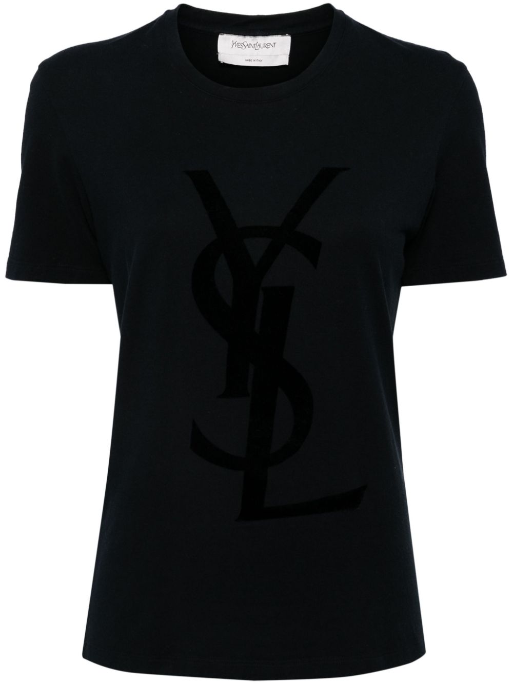 Saint Laurent Pre-Owned logo-printed short-sleeved T-shirt – Black