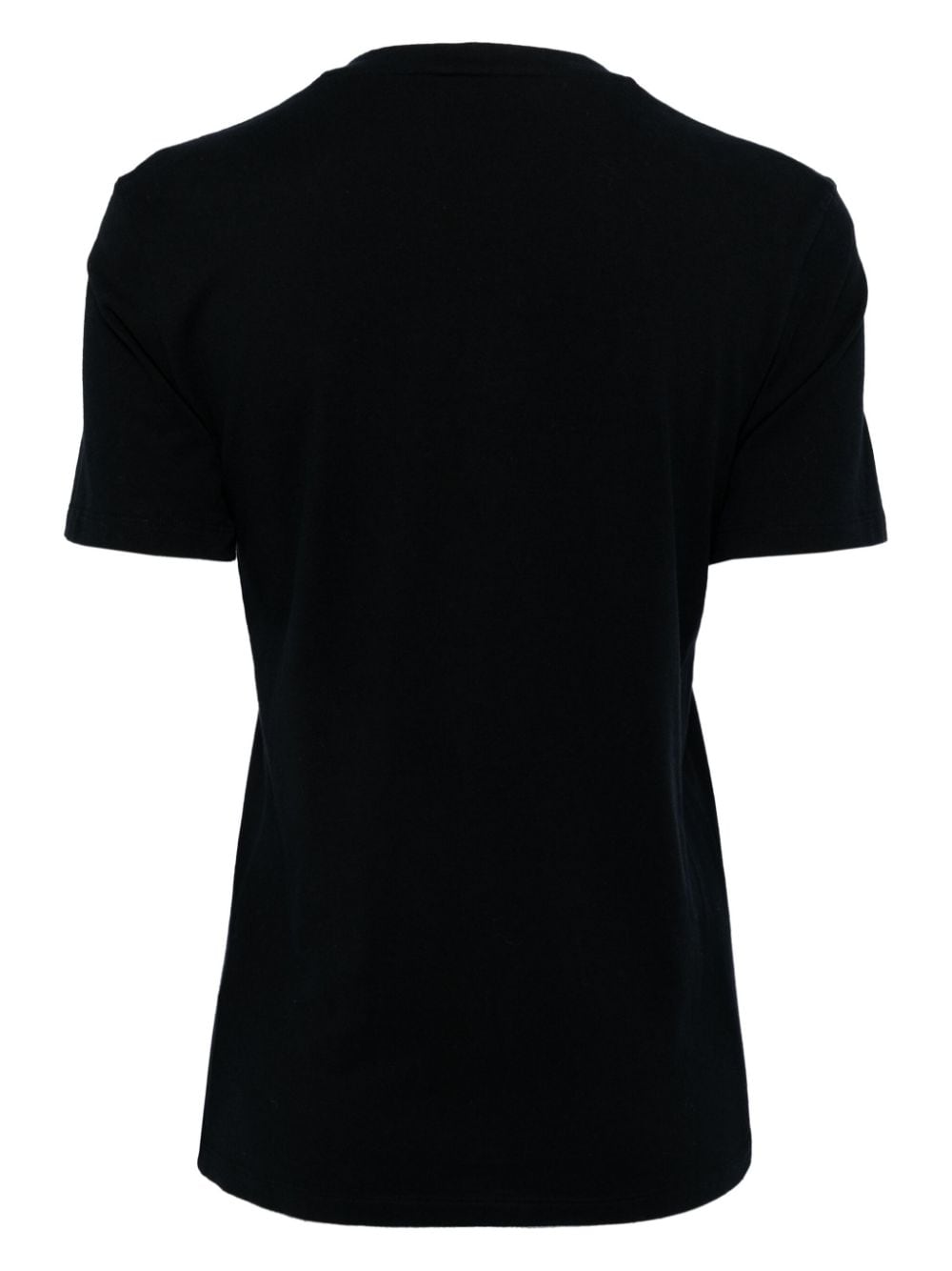 Saint Laurent Pre-Owned T-shirt met logoprint en korte mouwen - Zwart