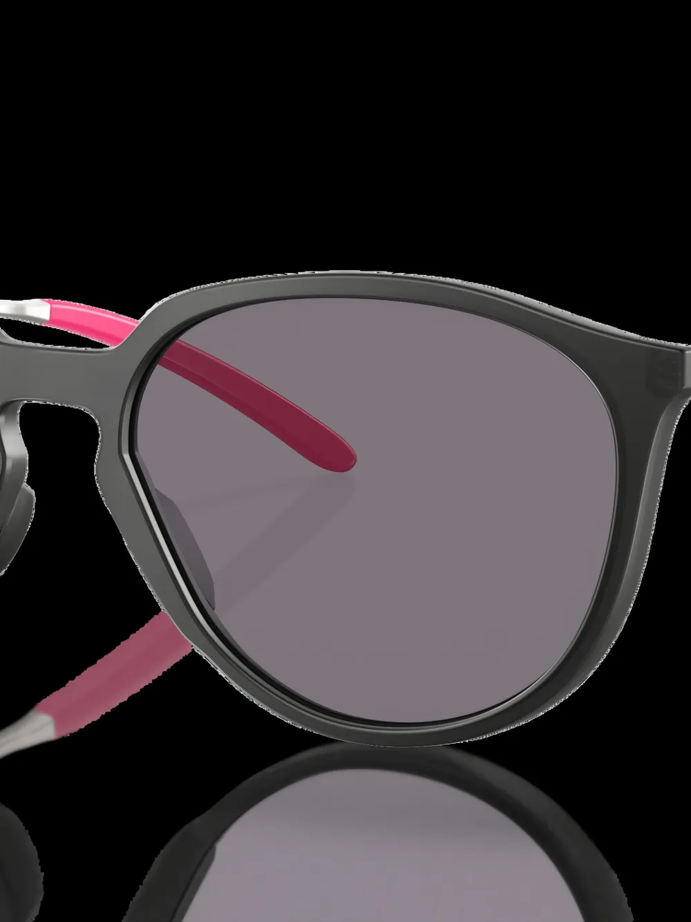Oakley Zonnebril met rond montuur - Zwart