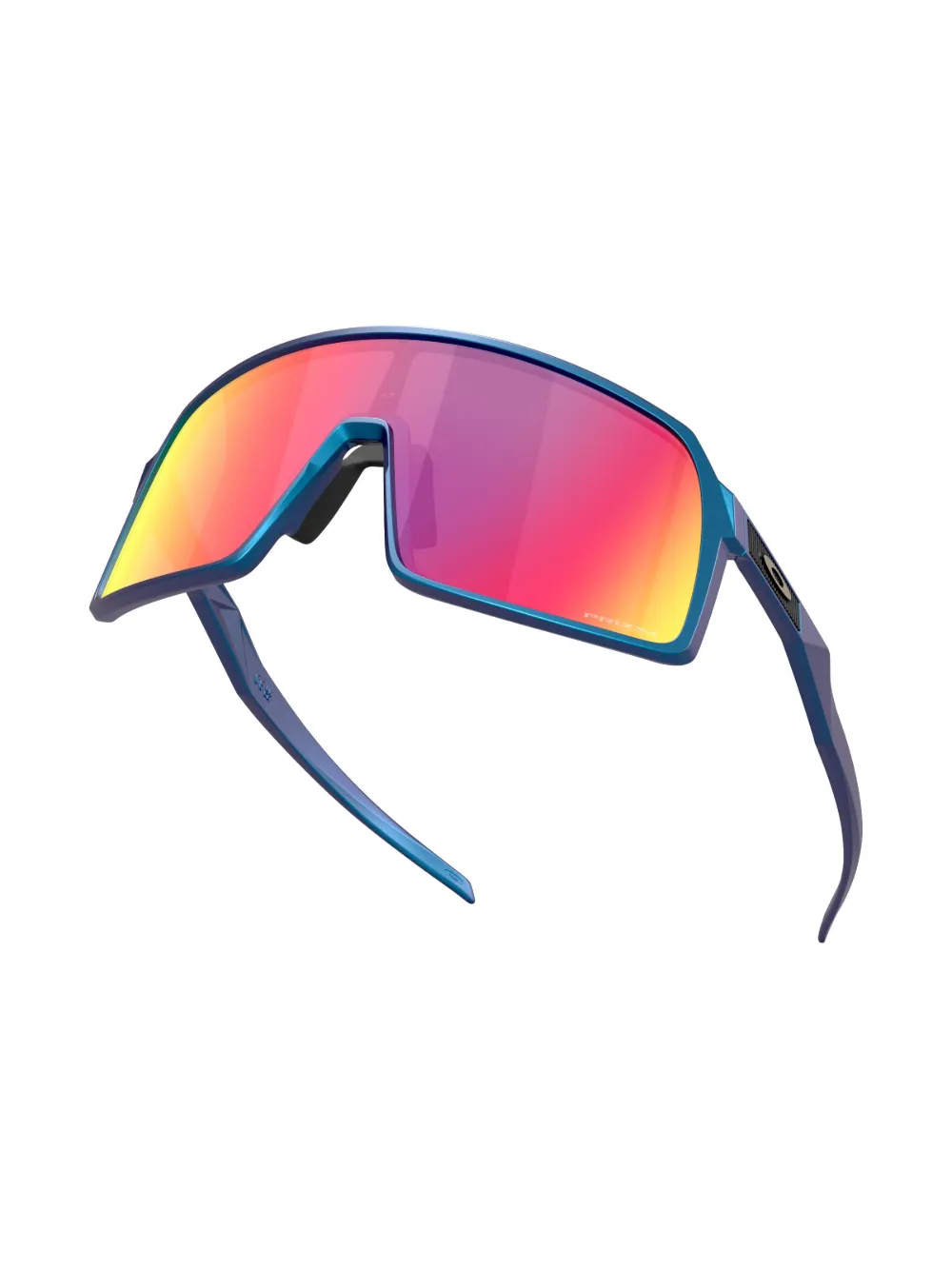 Oakley Zonnebril met schild montuur Blauw