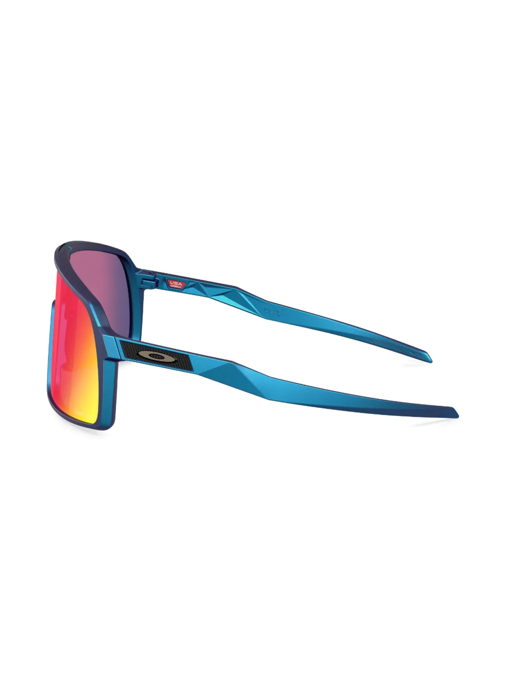 Oakley Zonnebril met schild montuur Blauw