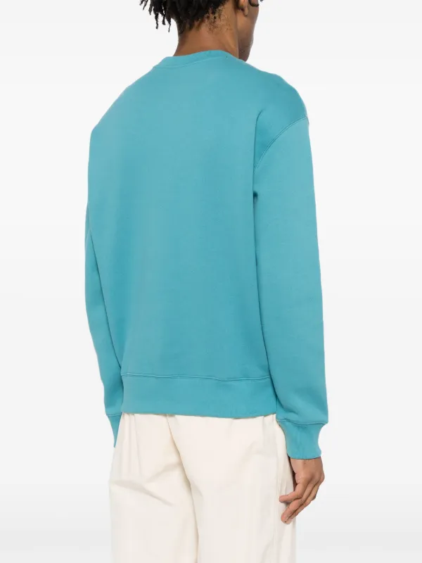 スウェット・トレーナー MAISON KITSUNE Cotton sweatshirt with speedy fox patch Blu SPEEDY FOX PATCH COMFORT SWEATSHIRT | Maison Kitsuné