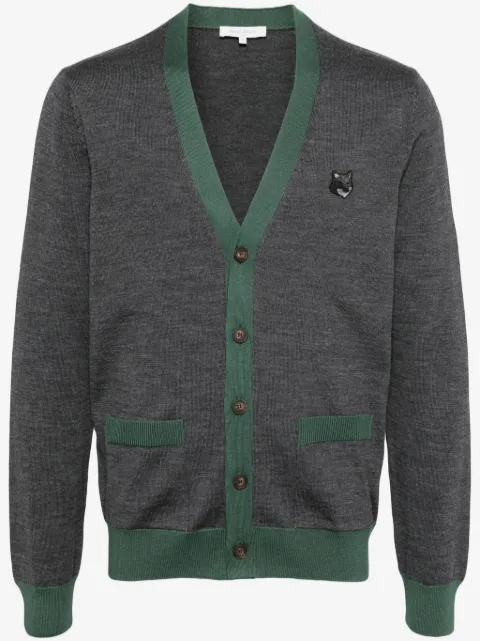 Maison Kitsuné Bold Fox Head Patch cardigan