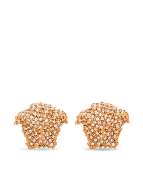 Versace Medusa crystal-embellished earrings