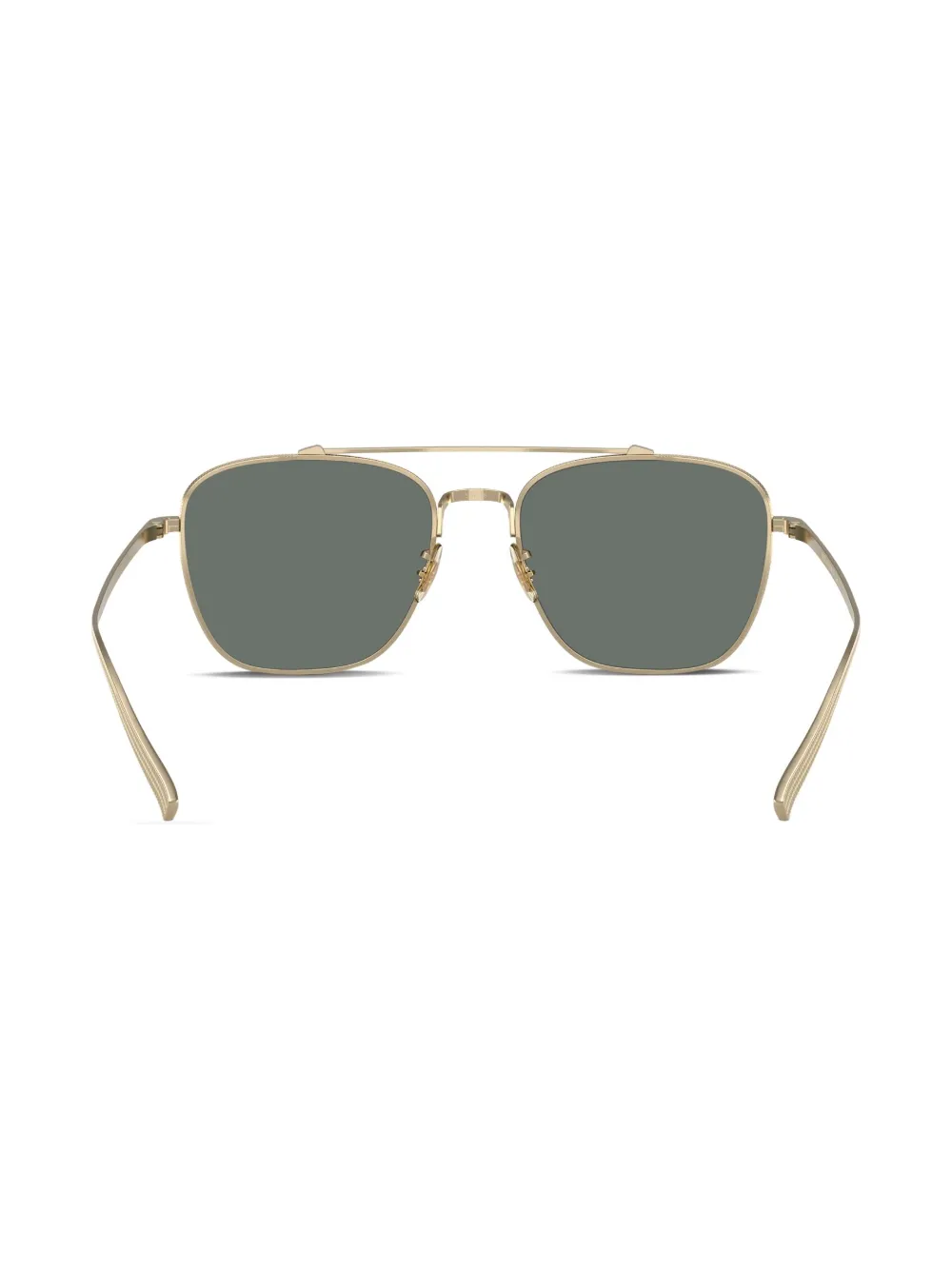 Oliver Peoples Zonnebril met vierkant montuur Goud