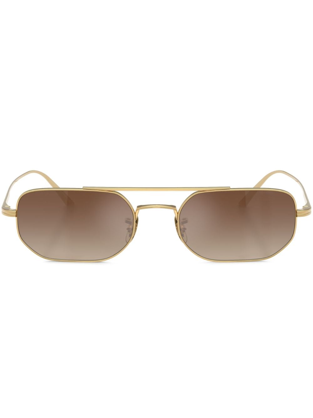 Shop Oliver Peoples 1989c Sunglasses In 金色