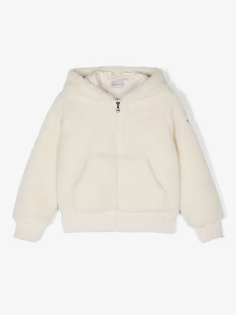 Moncler Enfant Teddy zip-up jacket