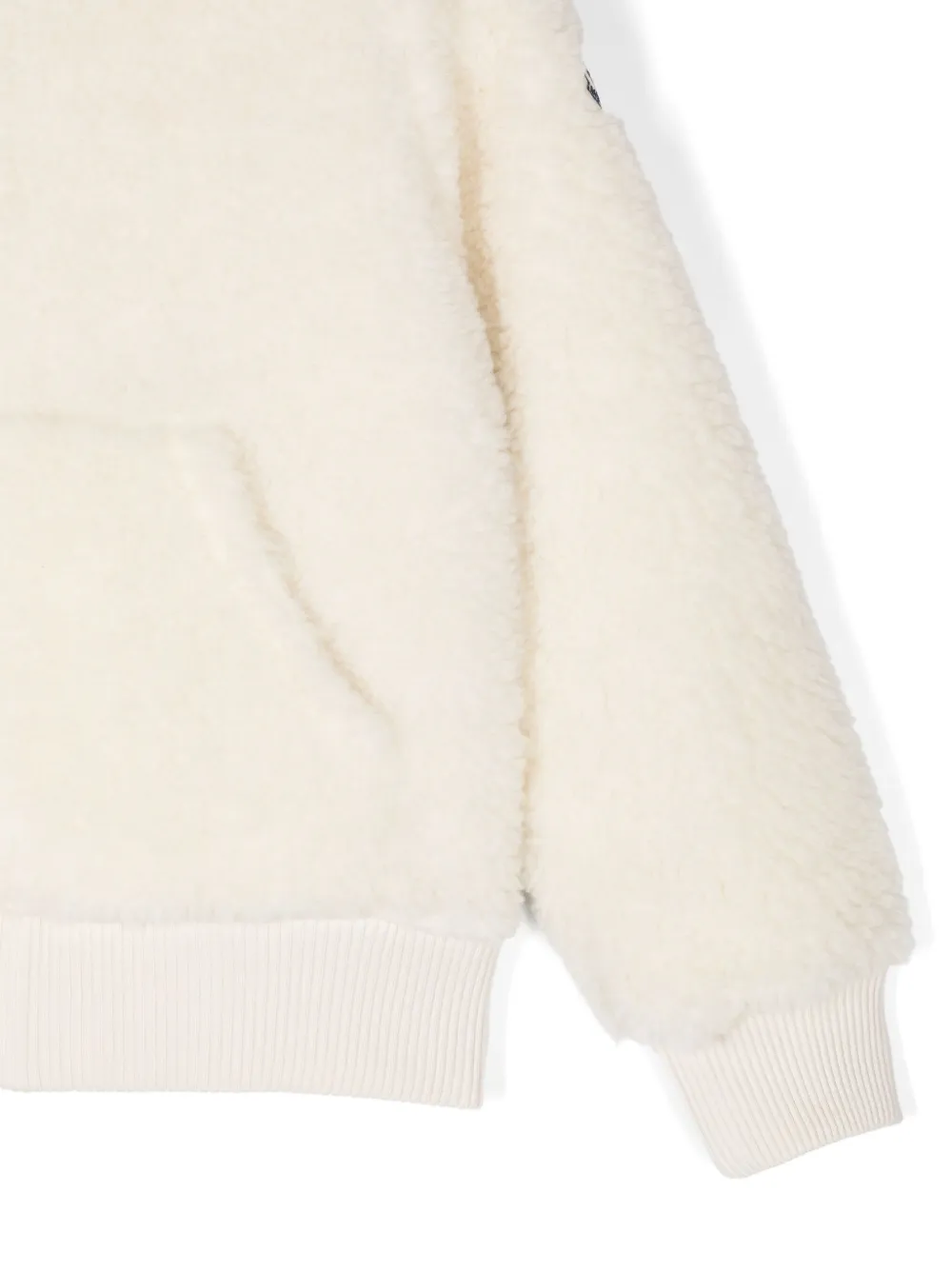 Moncler Enfant Teddy jack met rits Wit