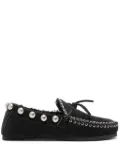ISABEL MARANT Fitza shearling loafers - Black