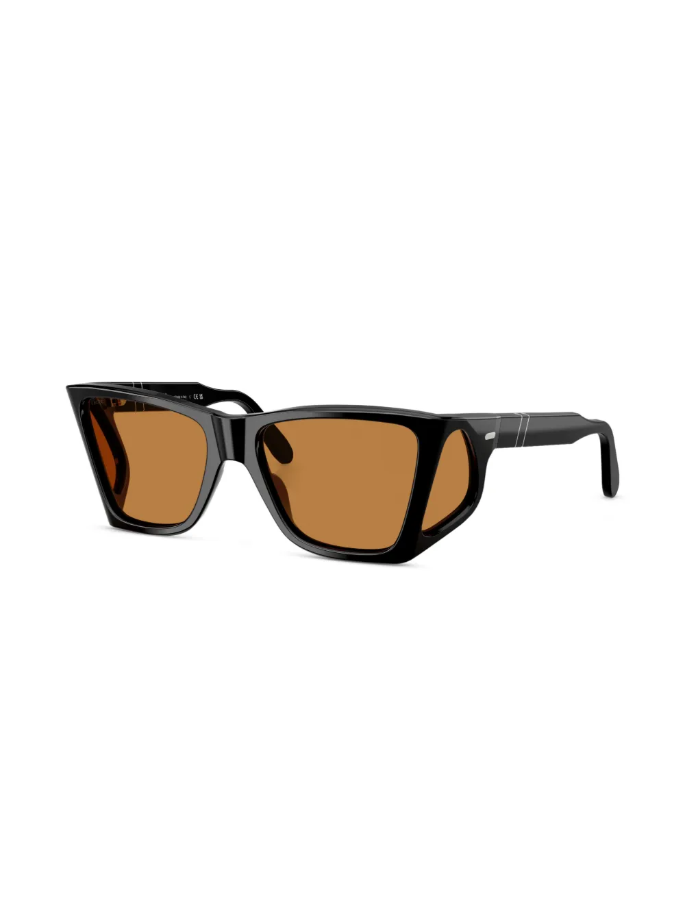 Persol Zonnebril met geometrisch montuur Zwart