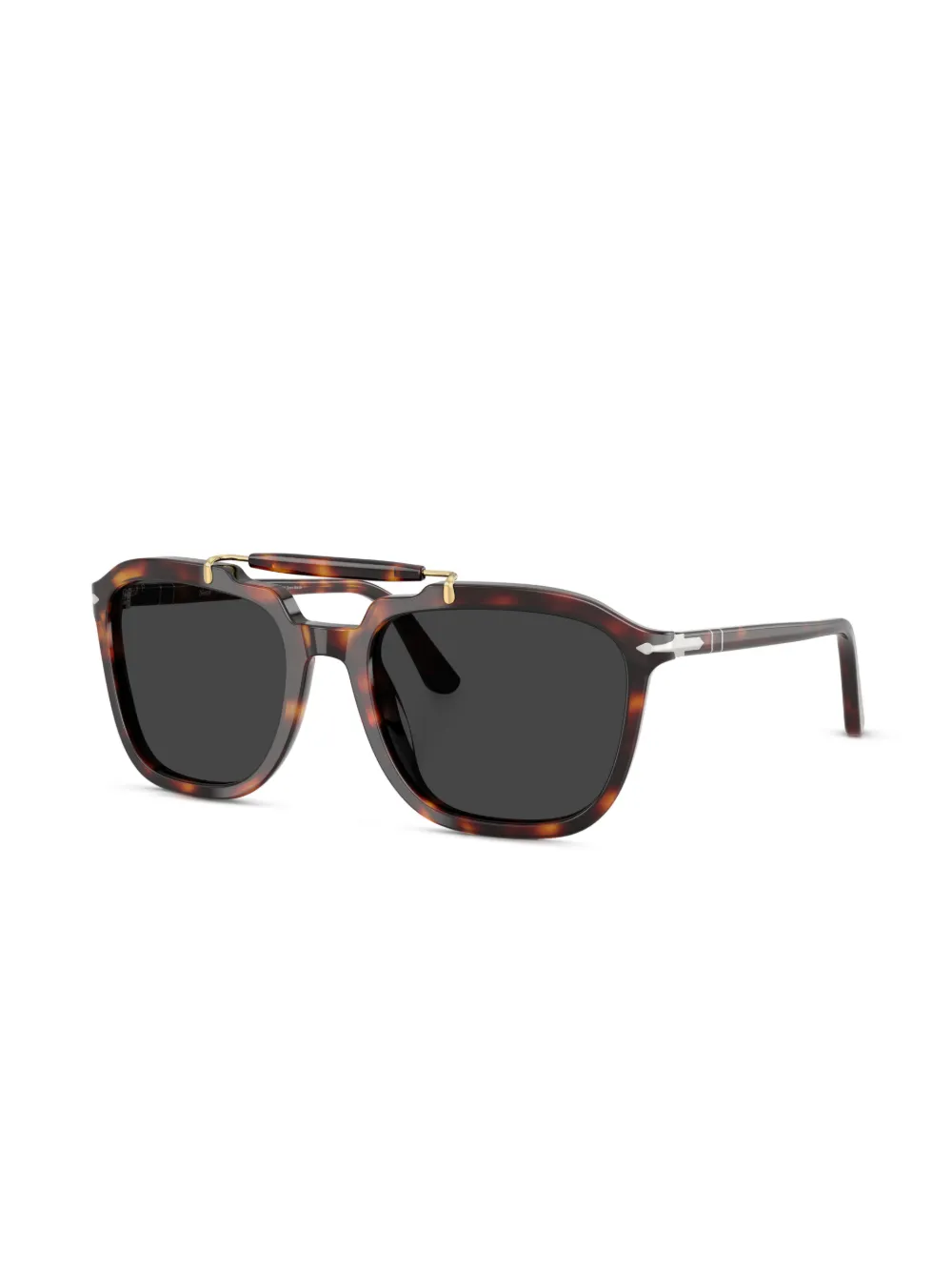 Persol Zonnebril met schildpadschild-effect Bruin