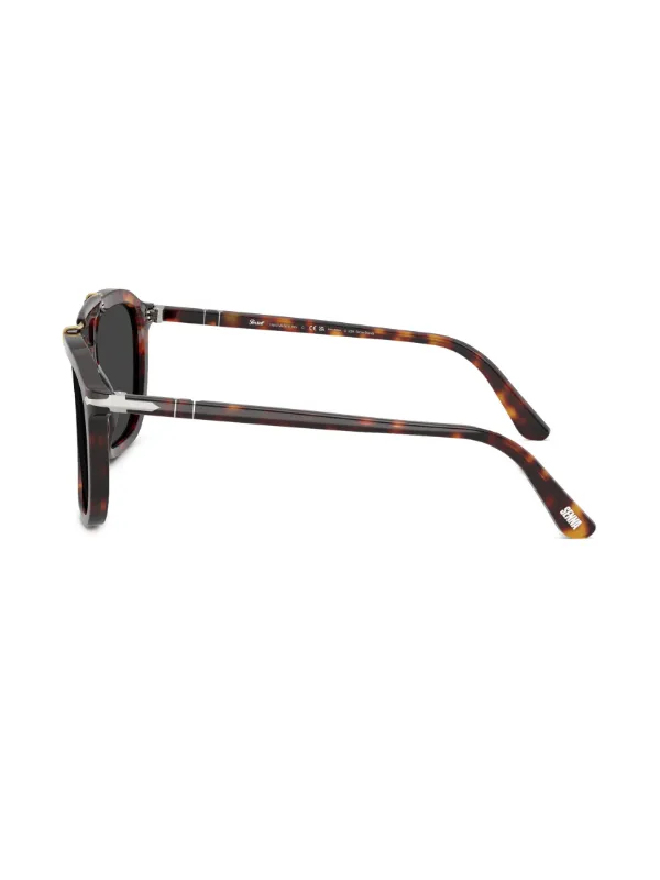 Persol Tortoise Shell Square Sunglasses Amazon.com: Persol Unisex PO3313S Square Sunglasses, Brown  main image 4