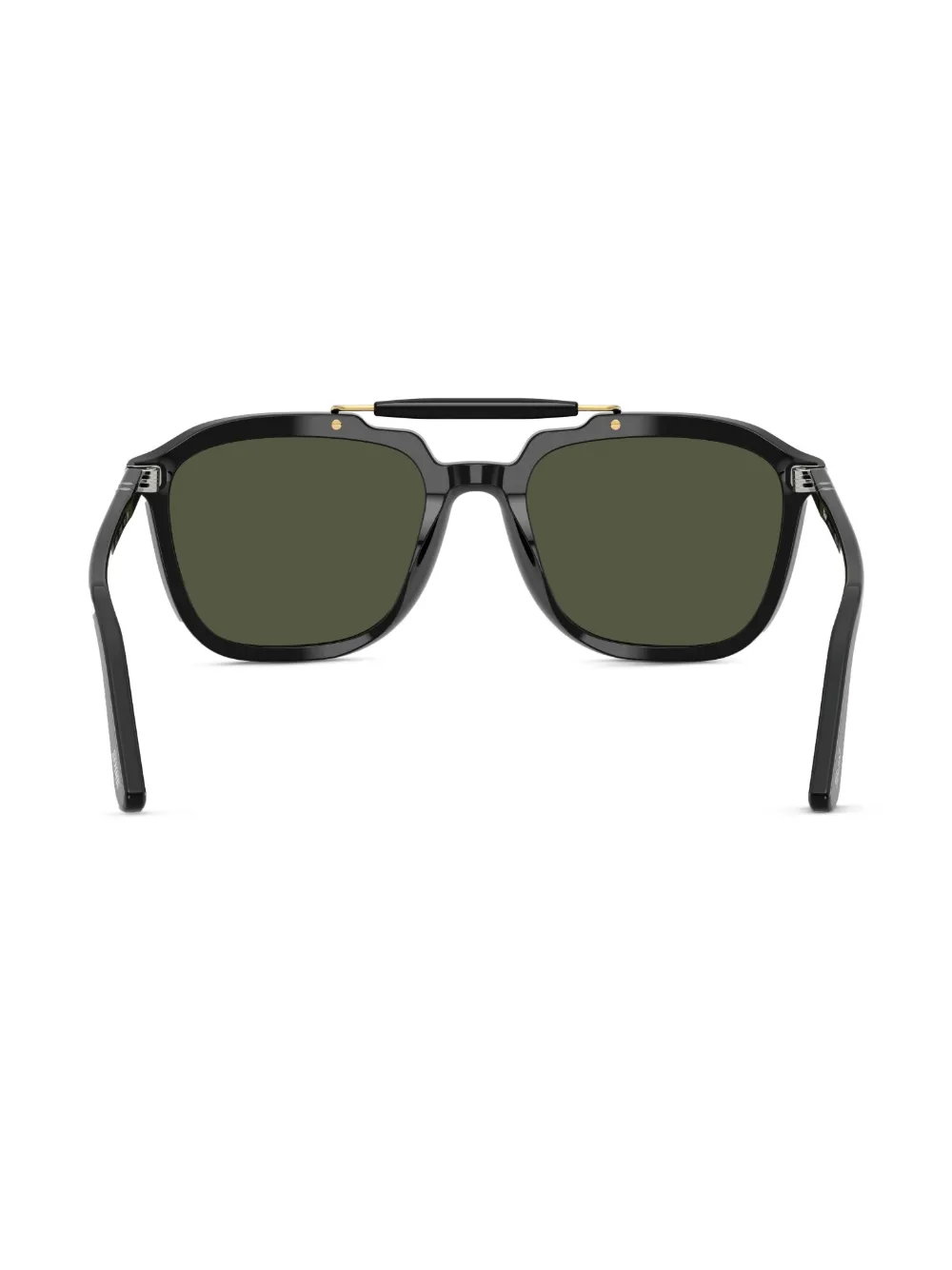 Persol Zonnebril met vierkant montuur Zwart