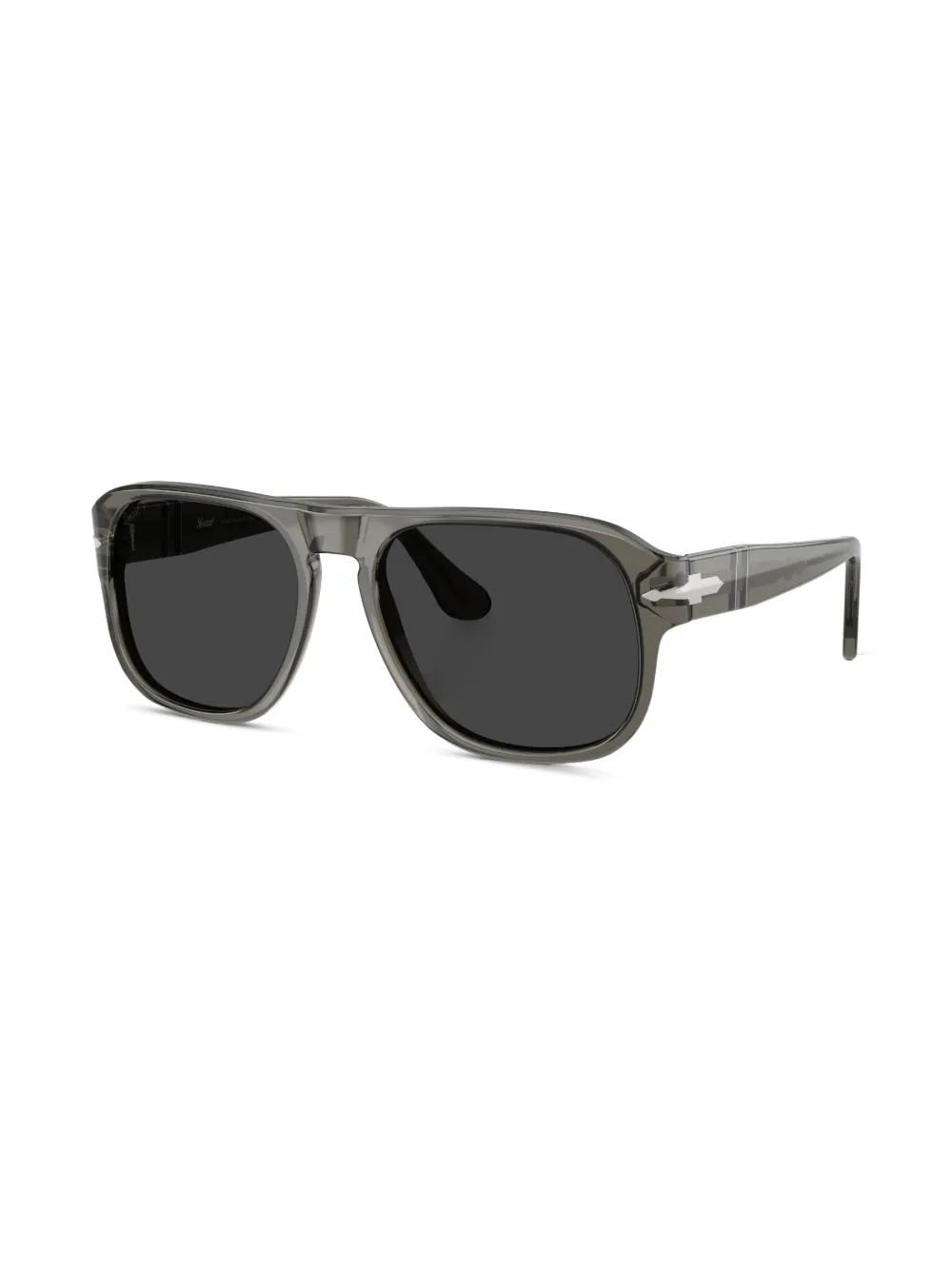 Persol Jean zonnebril met vierkant montuur Grijs