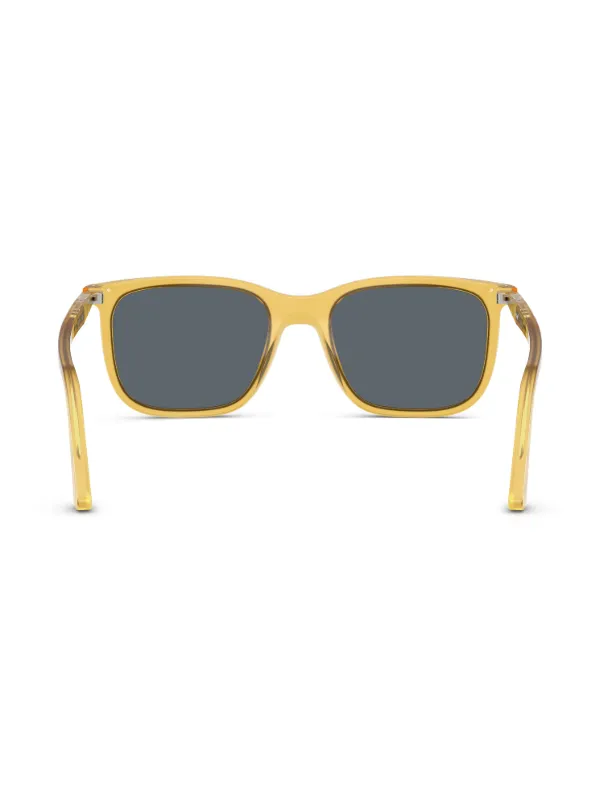 Persol サングラス Persol Renzo スクエアフレーム サングラス | イエロー