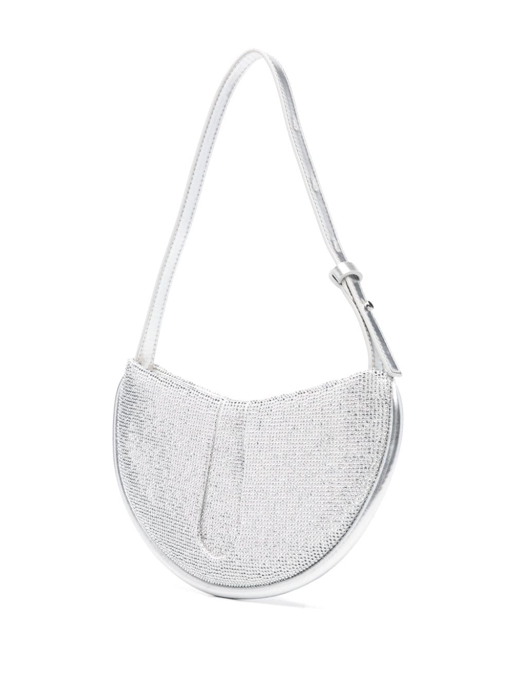 Shop Themoirè Ebe Shoulder Bag In 银色