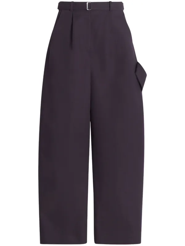 Lanvin Tapered Trousers in Purple