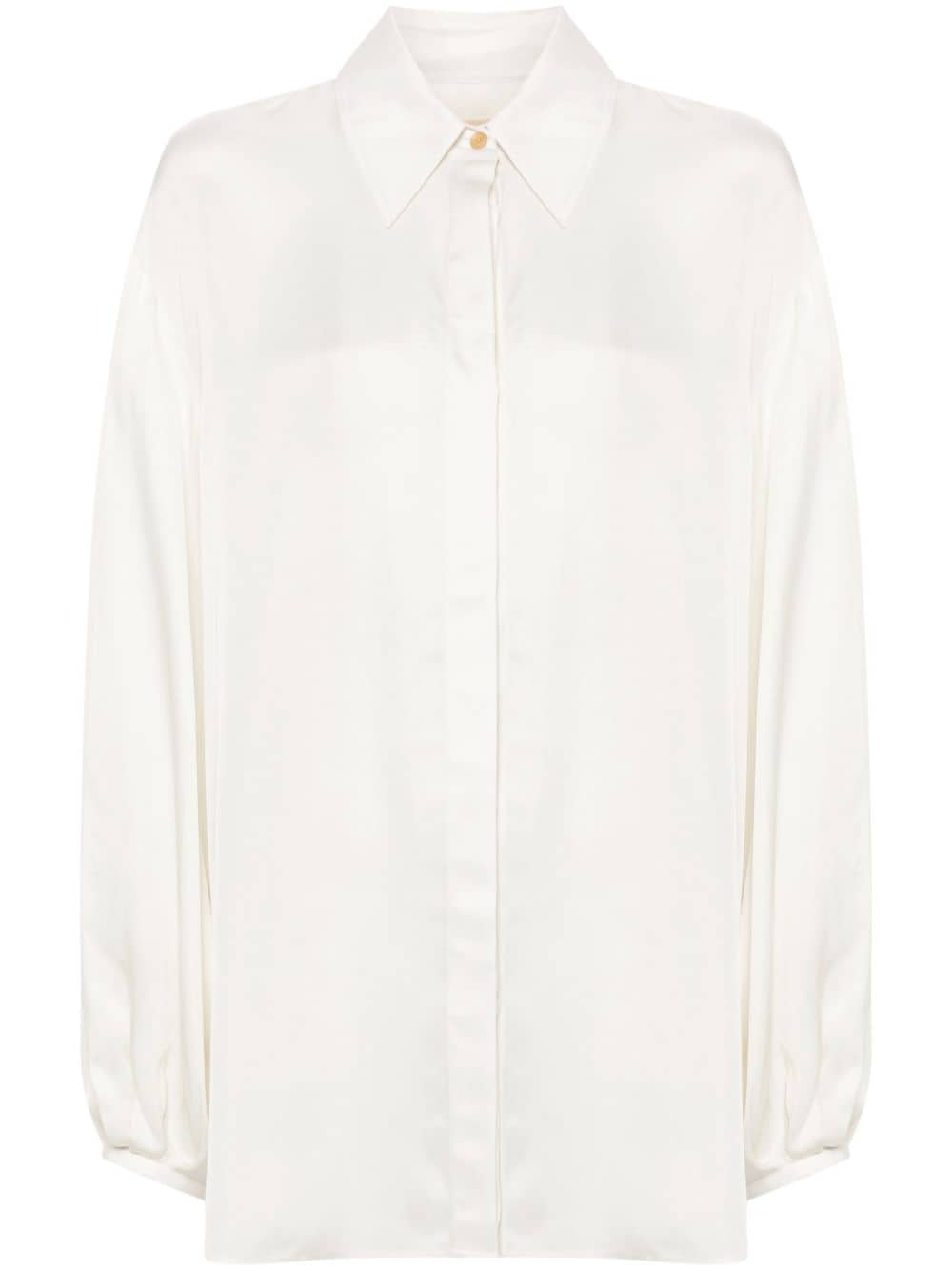 KHAITE Camicia The Bam - Bianco