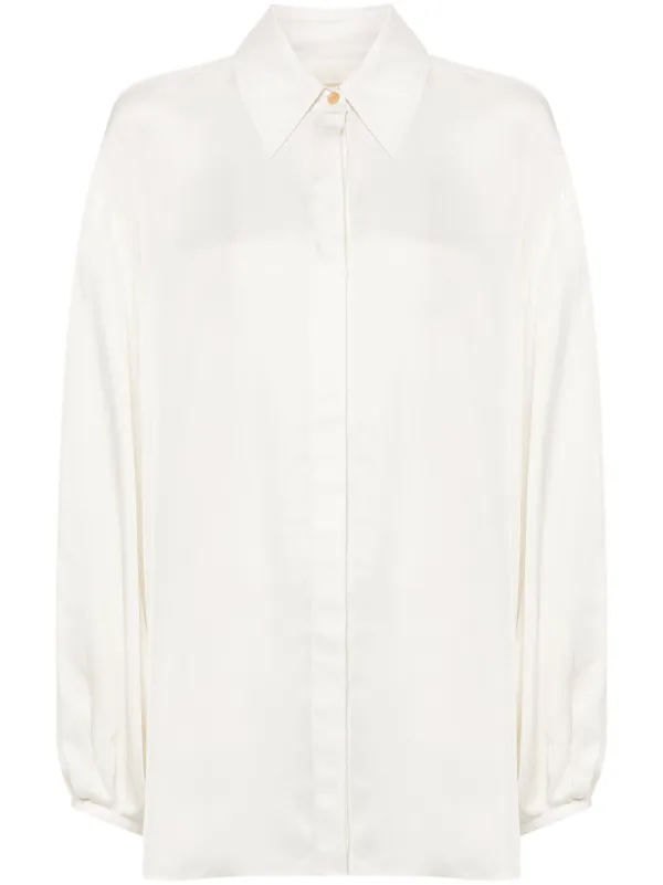 Khaite The Bam Shirt in White