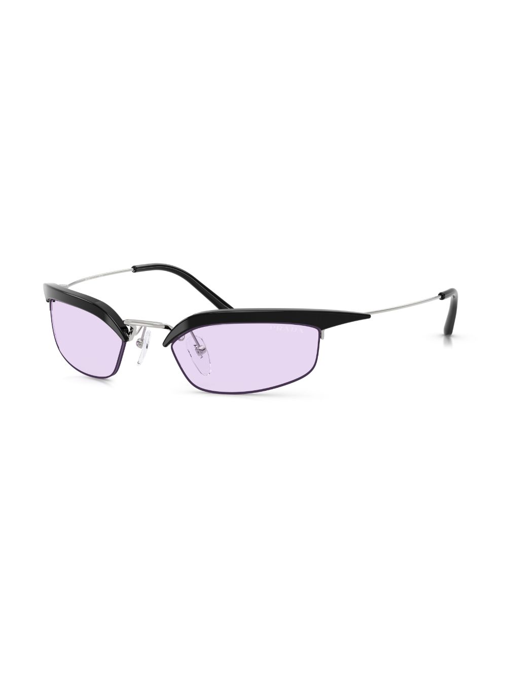 Prada Eyewear Zonnebril met geometrisch montuur - Zwart