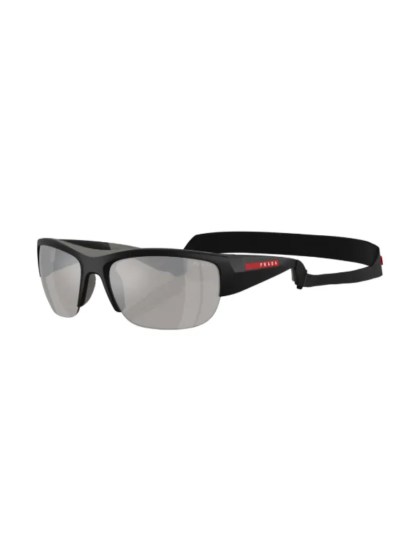 Prada Linea Rossa Linea Rossa Sunglasses Black FARFETCH IN