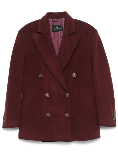 ETRO abrigo con doble botonadura