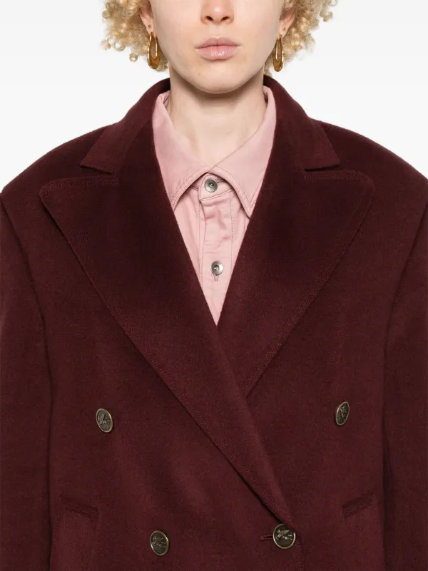 ETRO ダブルコート | レッド | FARFETCH JP