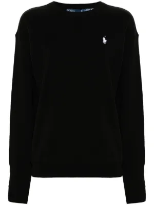 GANNI Isoli drop-shoulder Sweatshirt | Black | FARFETCH