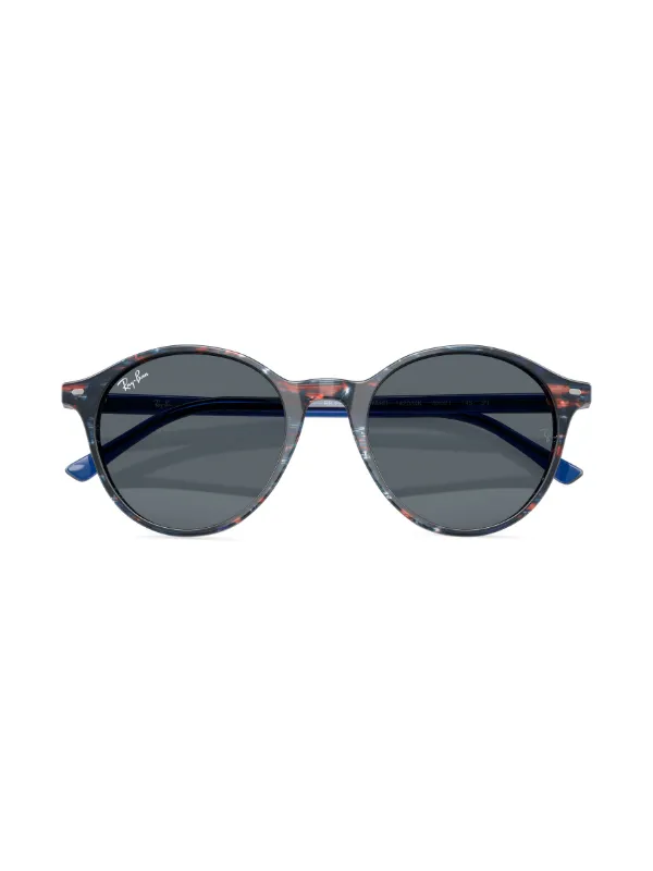 Ray-Ban RB2230 Bernard round-frame Sunglasses | Blue | FARFETCH display picture 3